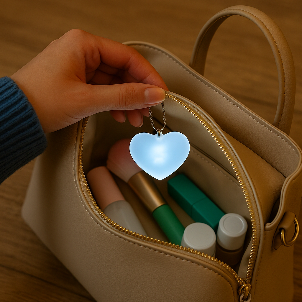 Cœur LED pour Sac à Main – Illuminez Votre Style !