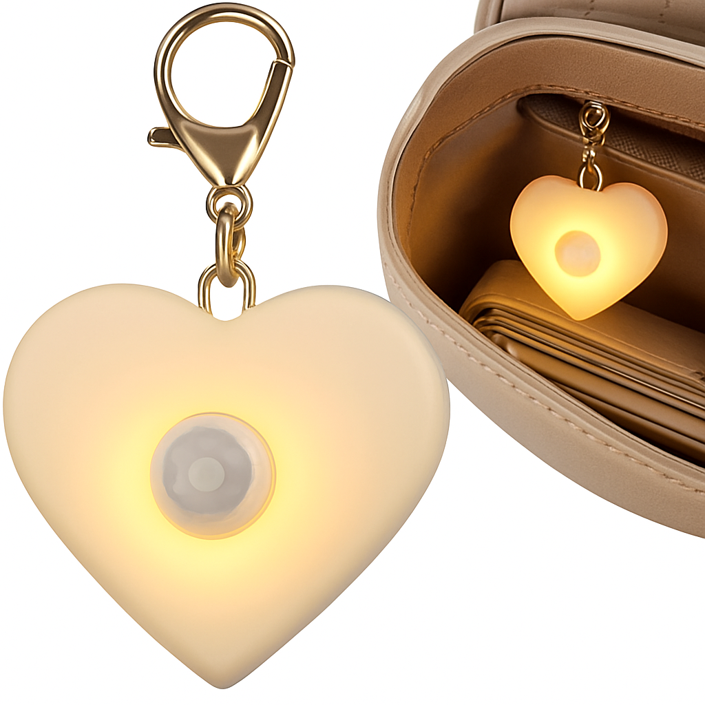 Cœur LED pour Sac à Main – Illuminez Votre Style !